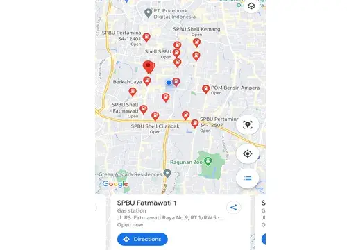 Aplikasi Pencari Pom Bensin Terdekat
