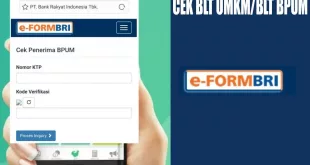 Cek eform.bri.co.id/ BLT UMKM dan BPUM Tahap 3 Cair 2021