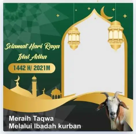 20 Link Twibbon hari raya Idul Adha