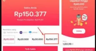 Aplikasi Penghasil Uang TikTok Lite Saldo Dana 2021