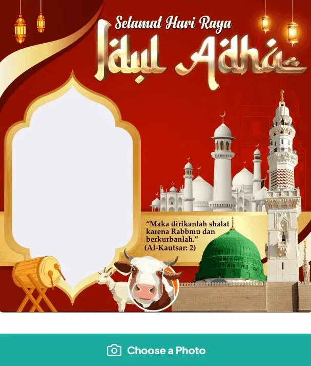 Download Link of Twibbon Eid al-Adha 2022, Suitable for Greetings for Eid Al-Adha 2022 