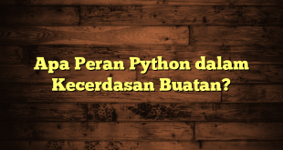 Apa Peran Python dalam Kecerdasan Buatan?